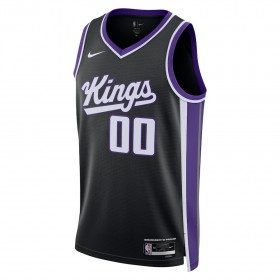 Camiseta Hombre NBA Sacramento Kings Personalizadas 2023-24 Nike Icon Edition Negro Swingman